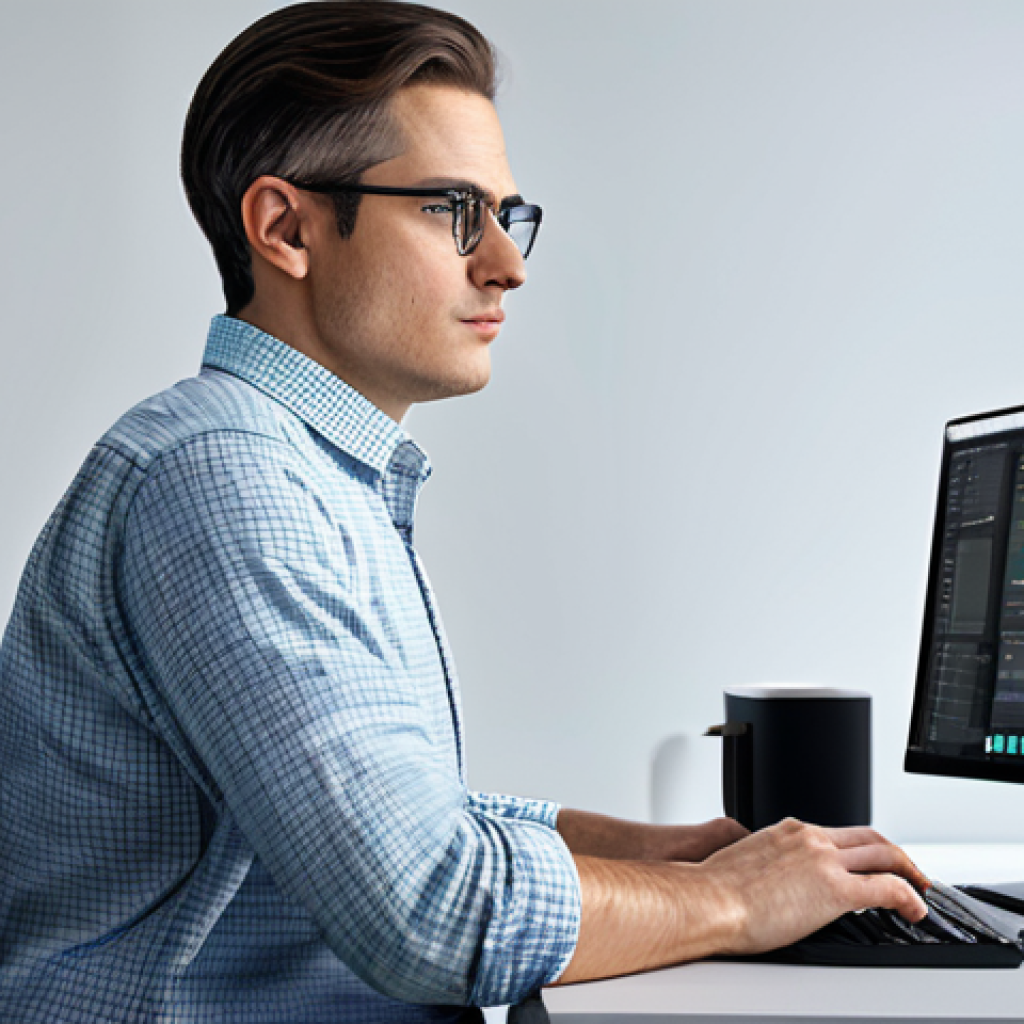 AI 모델 배포와 유지보수 노하우 - Professional AI Engineer**
"A professional AI engineer in a clean, modern office setting, working o...