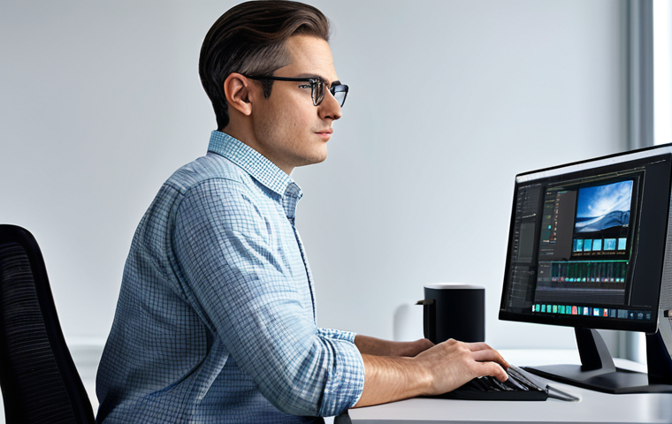 AI 모델 배포와 유지보수 노하우 - Professional AI Engineer**

"A professional AI engineer in a clean, modern office setting, working o...