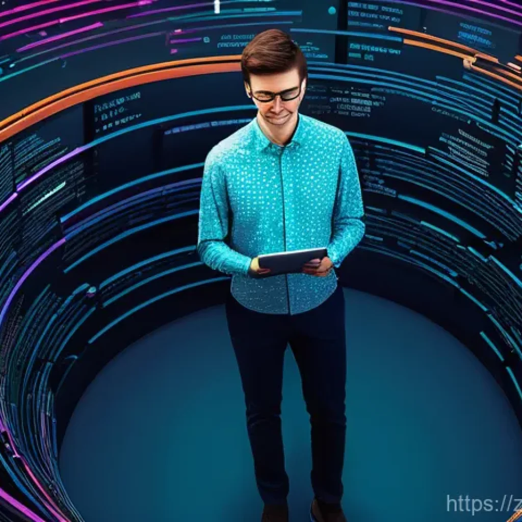 AI 연구와 학습에서의 장애 극복 - The Data Explorer's Maze**
A vibrant digital art illustration depicting a diligent young data scient...