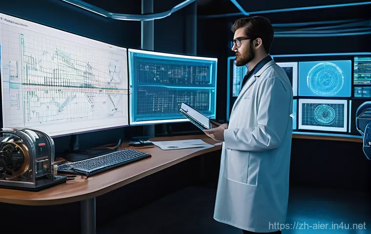 AI 연구와 학습에서의 장애 극복 - The Data Explorer's Maze**
A vibrant digital art illustration depicting a diligent young data scient...