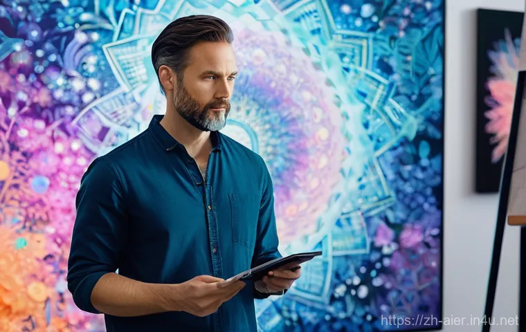 머신러닝과 자연어 처리 기술 - **Prompt:** A diverse group of three students—two teenagers and one young adult, all dressed in casu...