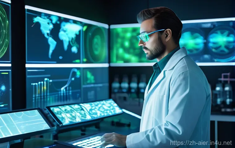 AI 관련 학회와 연구 동향 - A bright, engaged young student (around 15 years old), dressed in neat, casual attire (like a modest...