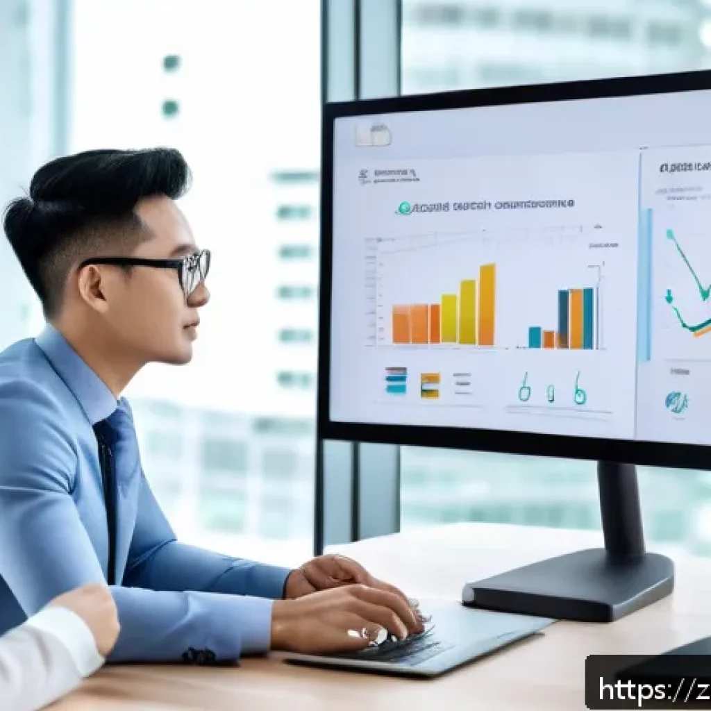 AI 프로젝트 성공을 위한 체크리스트 - A modern AI project team in a bright office environment, collaborating around a large digital touchs...