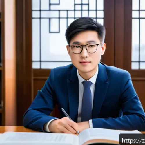 AI 관련 연구 논문의 구조와 작성법 - A modern academic study environment showcasing a young Chinese researcher, dressed in smart casual a...